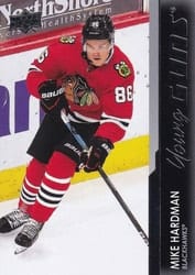 2021-22 Upper Deck Base Set Mike Hardman #208 card