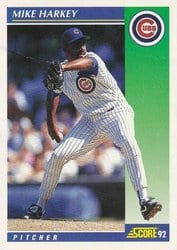 1992 Score Base Set Mike Harkey #67 card