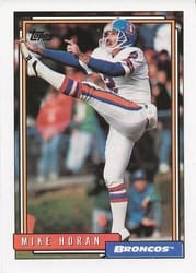 1992 Topps Base Set Mike Horan #499 card