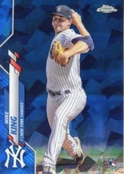 2020 Topps Chrome Update Sapphire Edition Base Set Mike King #U-293 card