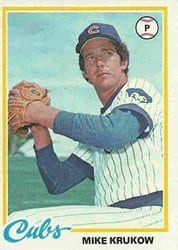 1978 Topps Base Set Mike Krukow #17 card