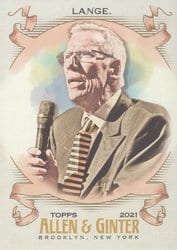 2021 Topps Allen & Ginter Base Set Mike Lange #270 card