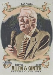 2021 Topps Allen & Ginter Chrome Base Set Mike Lange #270 card