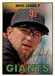 2016 Topps Heritage Base Set Mike Leake #285 card