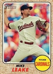 2017 Topps Heritage Base Set Mike Leake #723b card