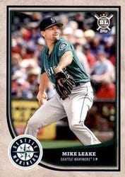 2018 Topps Big League Base Set Mike Leake #156 card