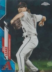 2020 Topps Chrome Sapphire Edition Base Set Mike Leake #648 card