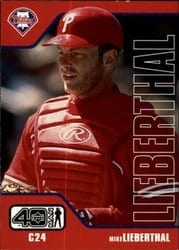 2002 Upper Deck 40-Man Base Set Mike Lieberthal #880 card