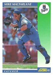 1992 Score Base Set Mike Macfarlane #27 card