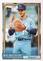 1992 Topps Base Set Mike Macfarlane #42 card