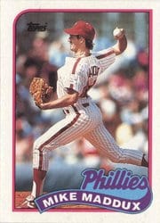 1989 Topps Base Set Mike Maddux #39 card