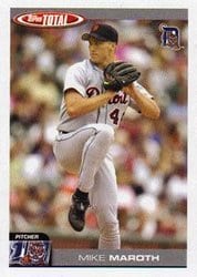 2004 Topps Total Base Set Mike Maroth #4 card