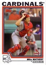 2004 Topps Base Set Mike Matheny #6 card
