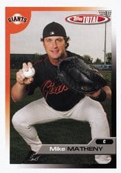 2005 Topps Total Base Set Mike Matheny #13 card