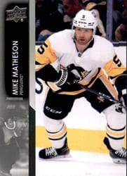 2021-22 Upper Deck Base Set Mike Matheson #619 card