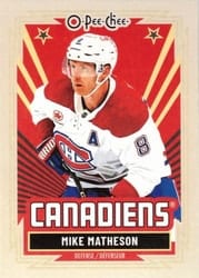 2025-26 O-Pee-Chee Base Retro Mike Matheson #108 card