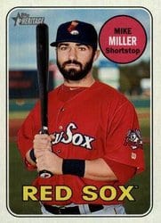 2018 Topps Heritage Minor League Base Set Mike Miller #56 card