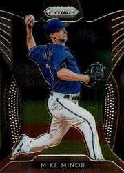 2019 Panini Prizm Base Set Mike Minor #69 card