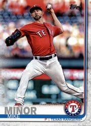 2019 Topps Base Set Mike Minor #278 card