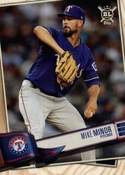 2019 Topps Big League Base Set Mike Minor #306 card