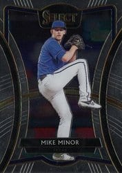 2020 Panini Select Base Set Mike Minor #215 card
