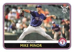 2020 Topps Big League Base Set Mike Minor #76 card