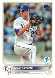 2022 Topps 1st Edition Base Set Mike Minor #155 card