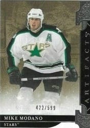 2019-20 Upper Deck Artifacts Base Set Mike Modano #155 card