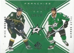 2018-19 SP Authentic Base Set Mike Modano/Tyler Seguin #139 card
