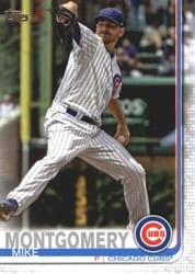 2019 Topps Base Set Mike Montgomery #502 card