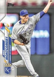 2020 Topps Update Base Set Mike Montgomery #U-233 card