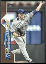 2020 Topps Update Mike Montgomery Gold #U-233 card
