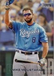 2018 Stadium Club Base Set Mike Moustakas #49 card