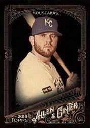 2018 Topps Allen & Ginter X Base Set Mike Moustakas #89 card