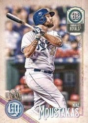 2018 Topps Gypsy Queen Base Set Mike Moustakas #173 card