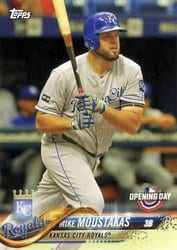 2018 Topps Opening Day Base Set Mike Moustakas #55 card