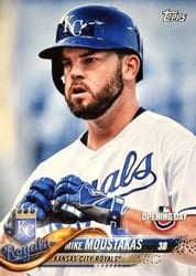 2018 Topps Opening Day Base Set Mike Moustakas #55b card
