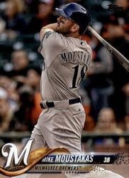 2018 Topps Update Base Set Mike Moustakas #US55 card