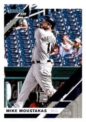 2019 Donruss Base Set Mike Moustakas #186 card