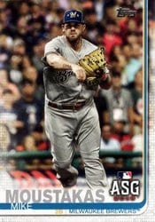 2019 Topps Update Base Set Mike Moustakas #US49 card