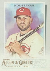 2020 Topps Allen & Ginter Base Set Mike Moustakas #208 card