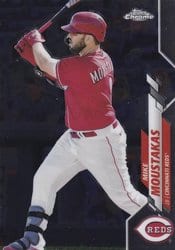 2020 Topps Chrome Update Base Set Mike Moustakas #U-10 card