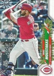 2020 Topps Holiday Base Set Mike Moustakas #HW16 card