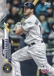 2020 Topps Opening Day Base Set Mike Moustakas #5 card