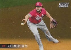 2021 Stadium Club Chrome Base Set Mike Moustakas #96 card