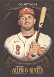 2021 Topps Allen & Ginter X Base Set Mike Moustakas #37 card