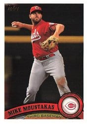 2021 Topps Archives Base Set Mike Moustakas #256 card