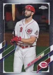 2021 Topps Chrome Base Set Mike Moustakas #57 card