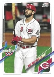 2021 Topps Opening Day Base Set Mike Moustakas #129 card