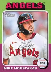 2024 Topps Heritage Base Set Mike Moustakas #347 card